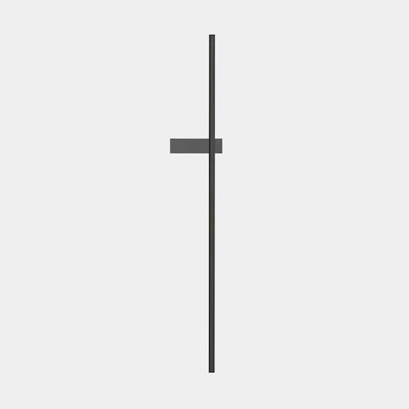 Linear Shape Metal Wall Light Modern Style 1 Light Wall Mount Light