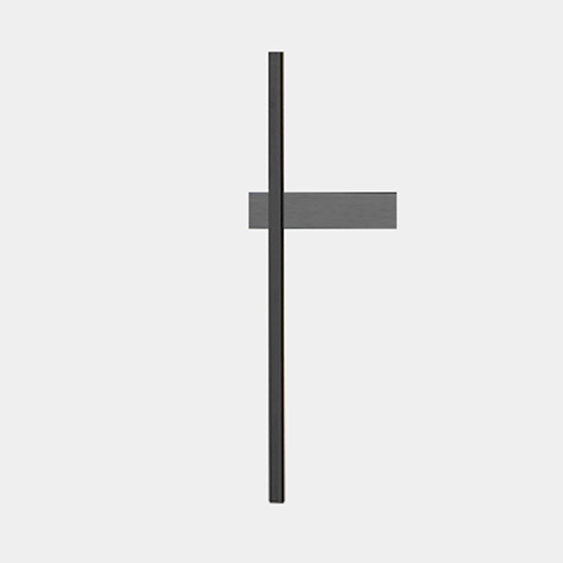 Linear Shape Metal Wall Light Modern Style 1 Light Wall Mount Light