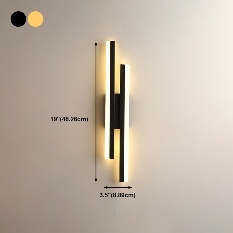 Einfachheit Metall Wandleuchte moderne geometrische Wandleuchte Leuchten für Schlafzimmer