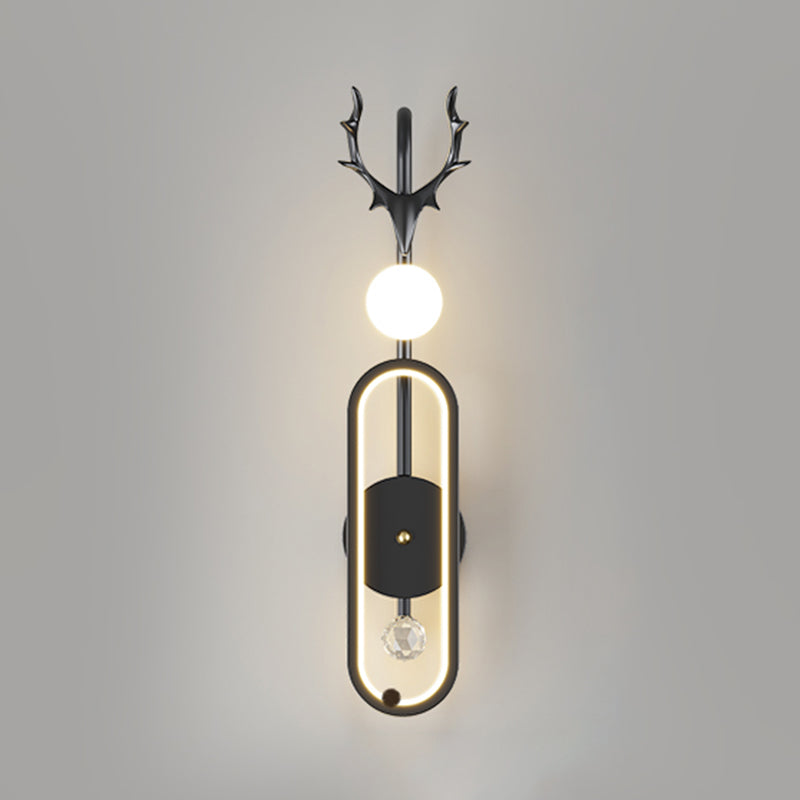 Moderner Stil Metall Wandleuchte kreative LED -Wandleuchte Leuchten für Schlafzimmer