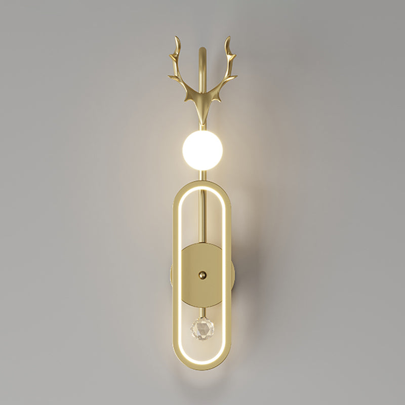 Moderner Stil Metall Wandleuchte kreative LED -Wandleuchte Leuchten für Schlafzimmer