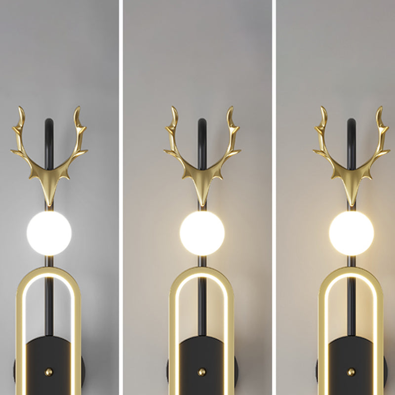 Moderner Stil Metall Wandleuchte kreative LED -Wandleuchte Leuchten für Schlafzimmer