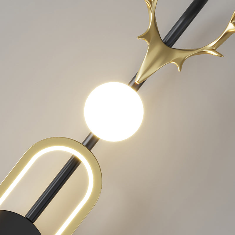 Moderner Stil Metall Wandleuchte kreative LED -Wandleuchte Leuchten für Schlafzimmer