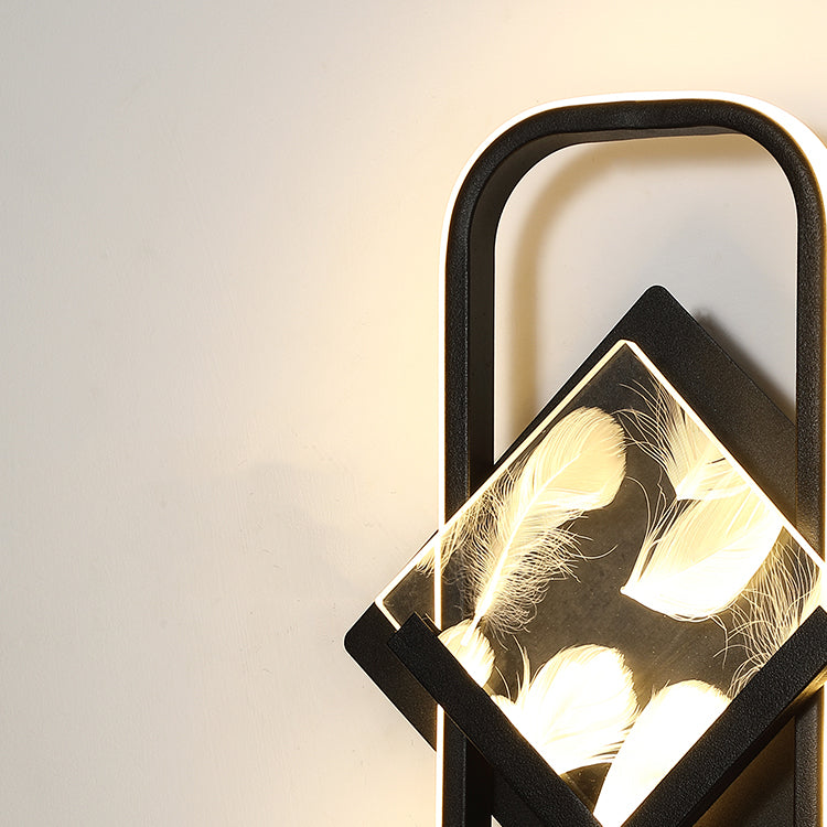 Modern Style Geometry Shape Wall Lights Metal 2-Light Wall Mount Lights