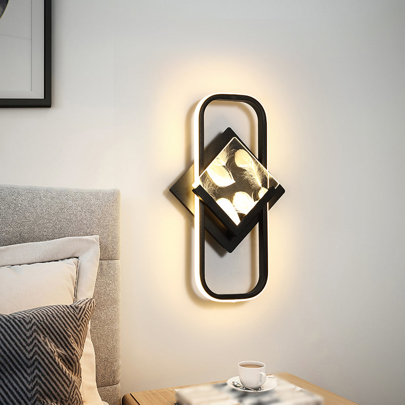 Modern Style Geometry Shape Wall Lights Metal 2-Light Wall Mount Lights