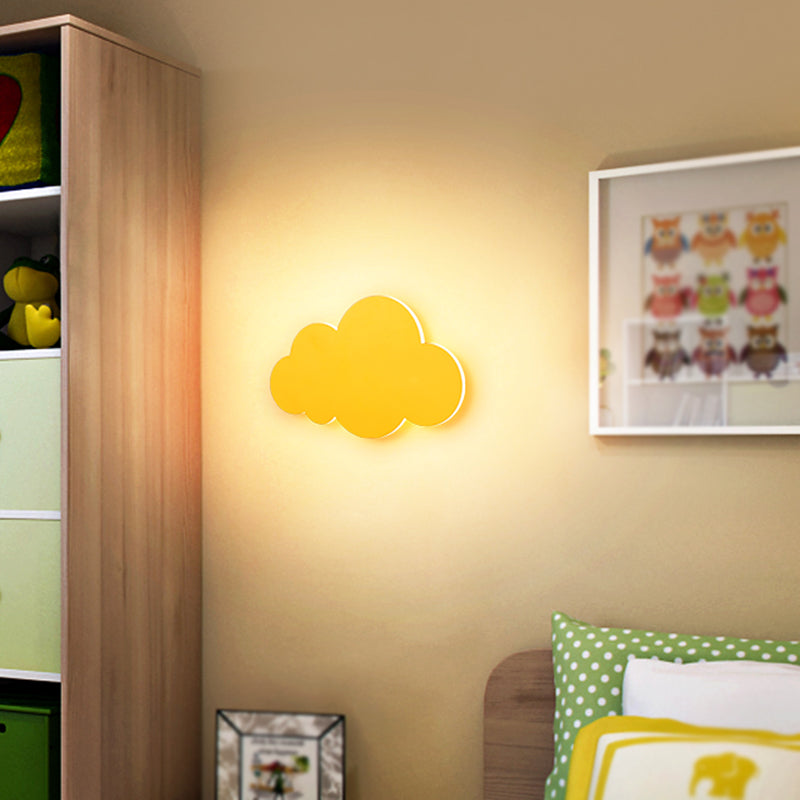 Moderne Stil Leuchte Wolkenform Metall 1-Licht-Wandhalterung Licht