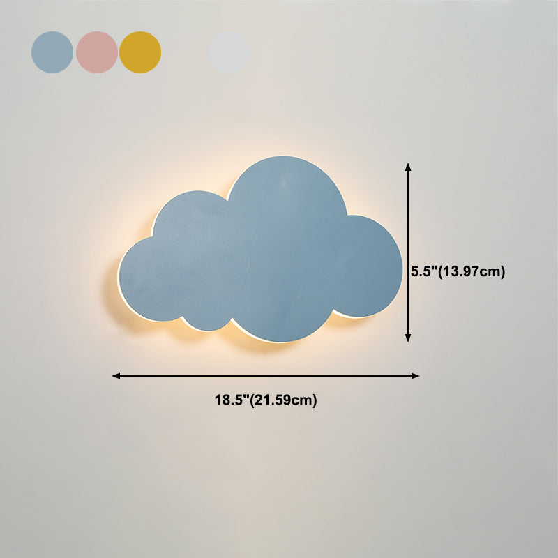 Moderne Stil Leuchte Wolkenform Metall 1-Licht-Wandhalterung Licht