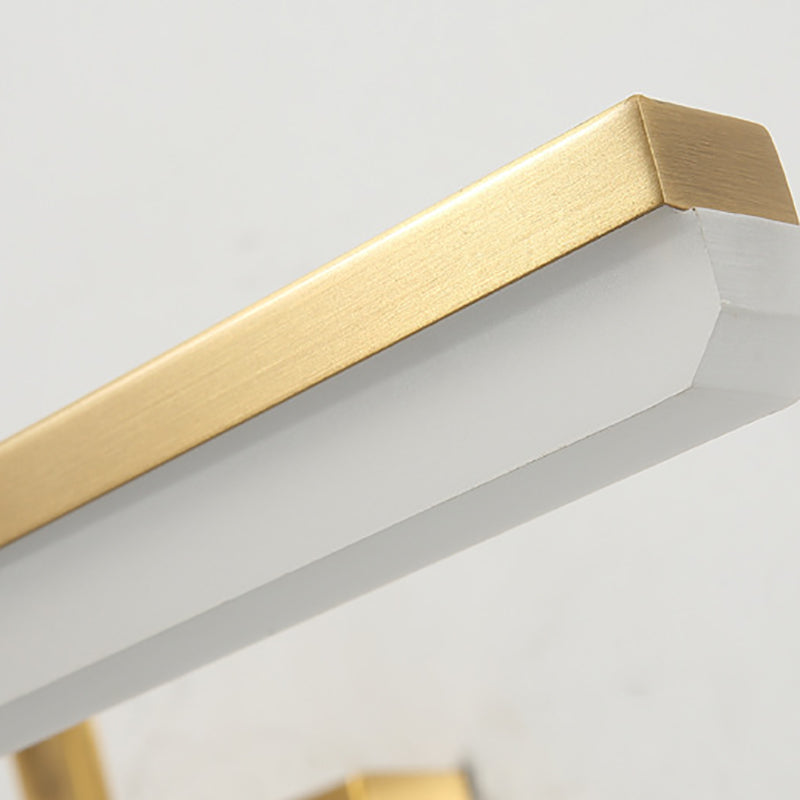 Linear Shape Wall Lighting in Modern Style Metal 1-Light Sconce Lamp for Bathroom