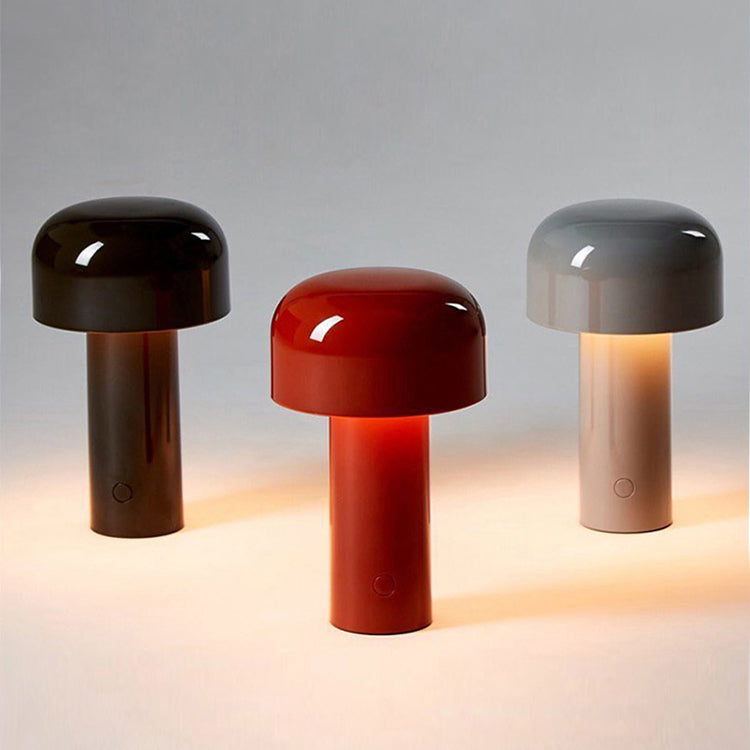 Metal Mushroom Table Light Minimalist Style LED Night Table Lamp