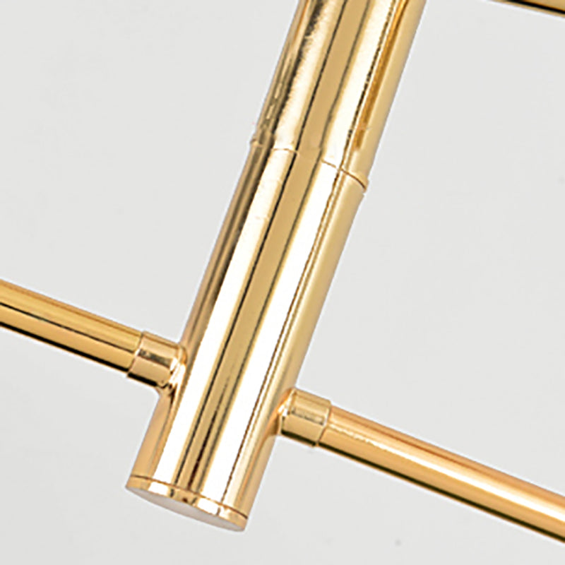 Modern Style Metal Chandelier Light Plane Shade Pendant Light for Living Room