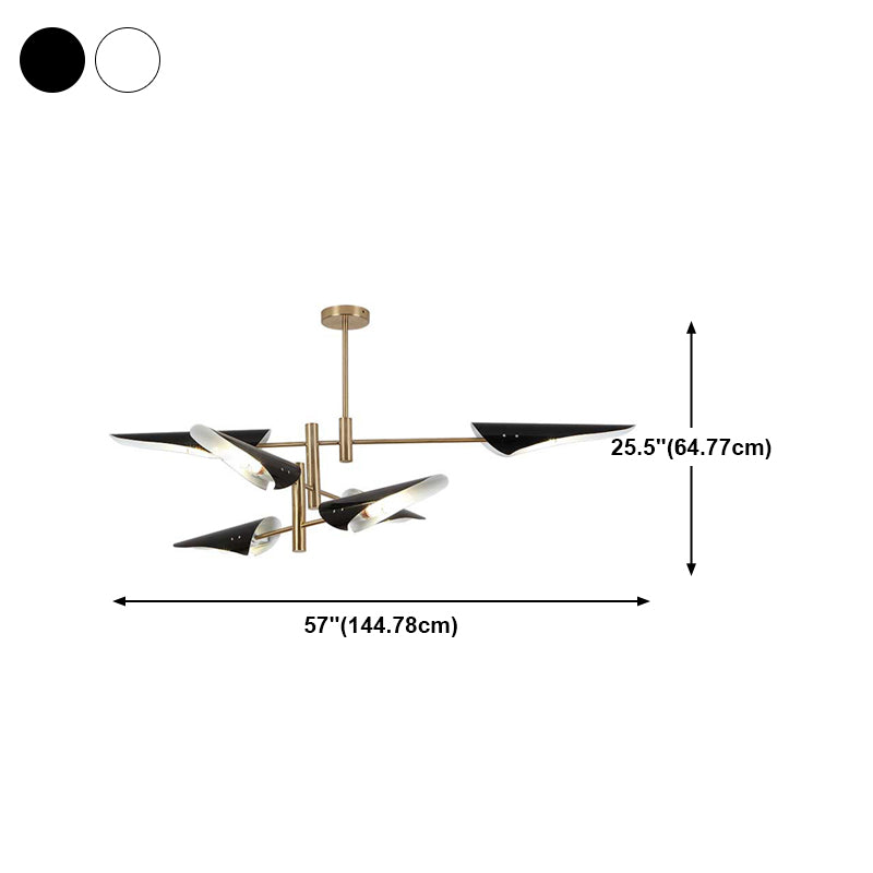 Modern Style Metal Chandelier Light Simple Pendant Light for Dining Room