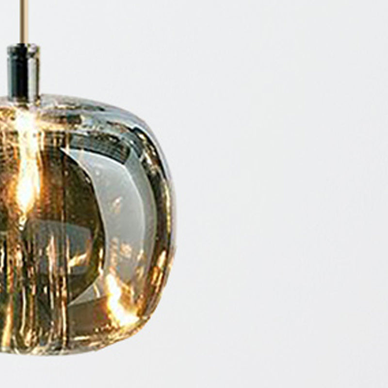 Colorful Glass Hanging Light Modern Pendent Lighting Fixture for Sitting Room