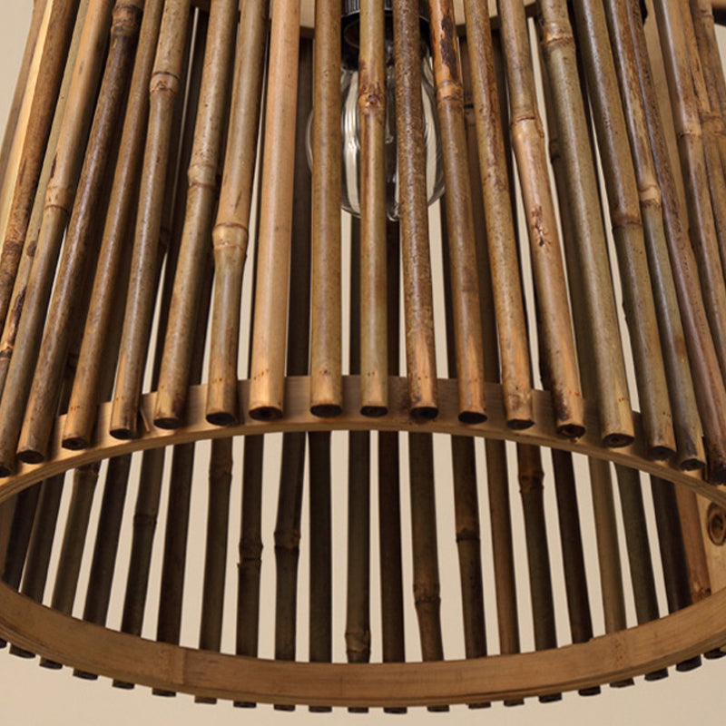 Wooden Hanging Light Contemporary Creative Pendent Lighting Fixture for Dining Room