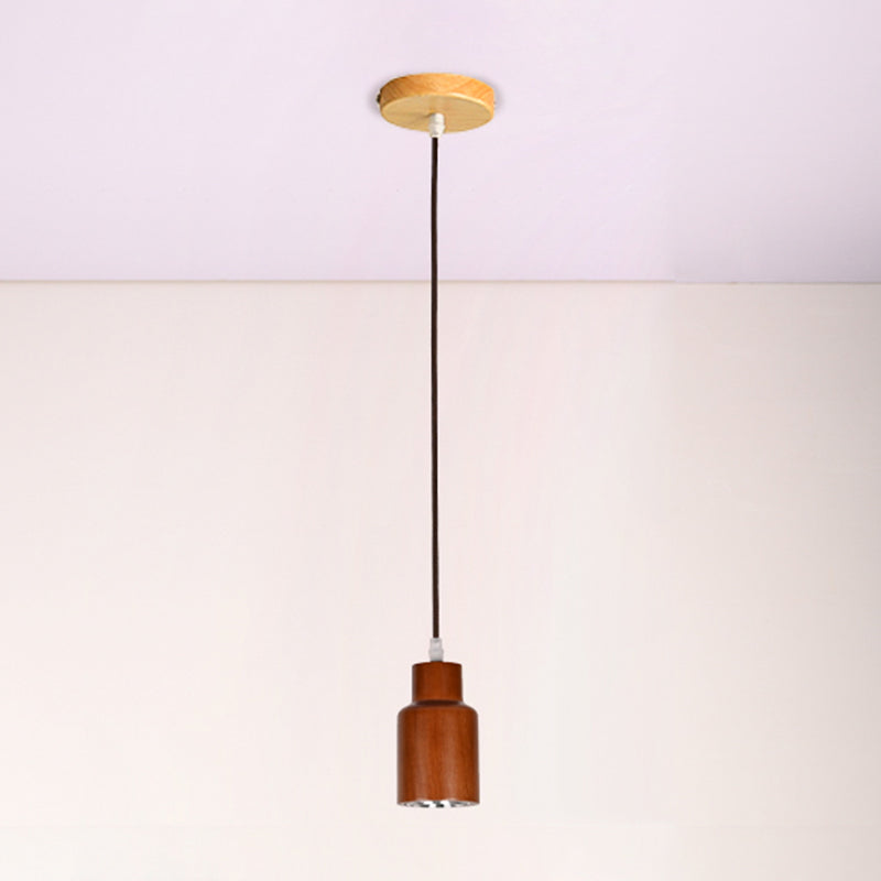 Pendentif en forme géométrique Light Nordic Wood suspension pour le salon