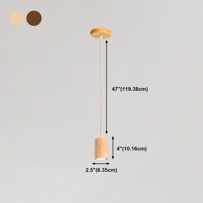 Pendentif en forme géométrique Light Nordic Wood suspension pour le salon