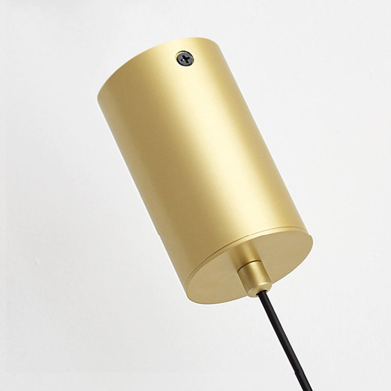 Contemporary Oval Shape Pendant Light Aluminum LED Hanging Pendant for Living Room