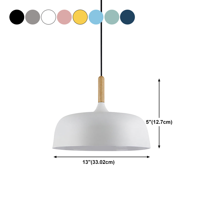 Topfabdecke Form hängen hängendes modernes Metall 1 hängende Beleuchtung für Wohnzimmer
