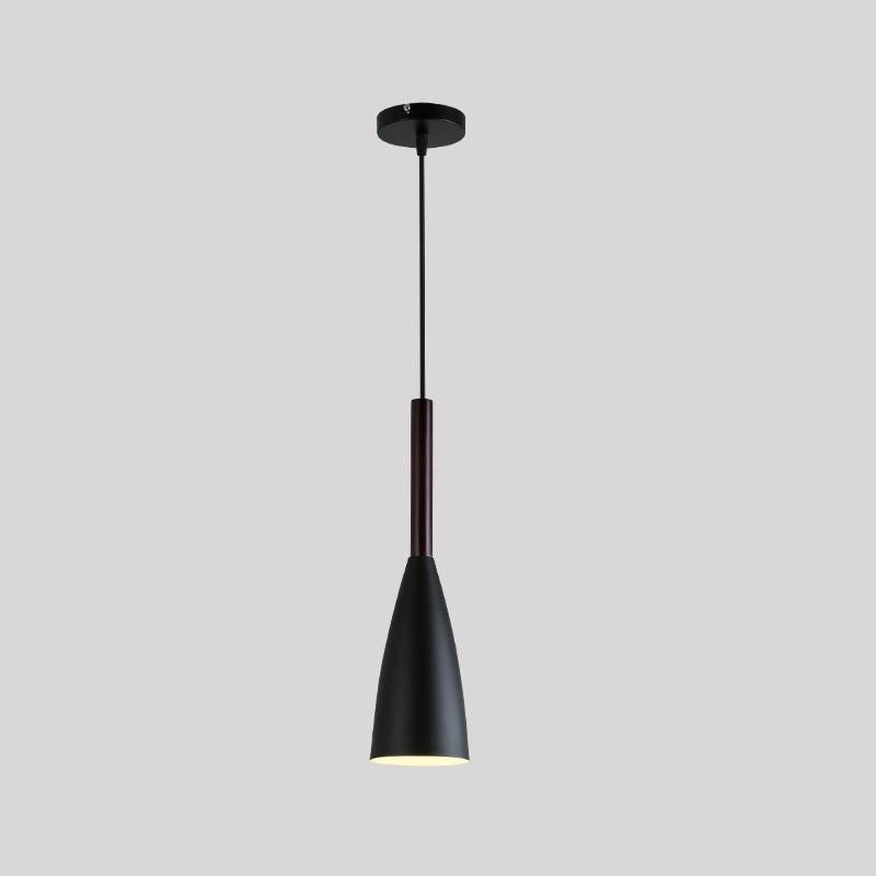Cone Shape Hanging Light Modern Style Metal 1 Light Hanging Lamp for Restaurant