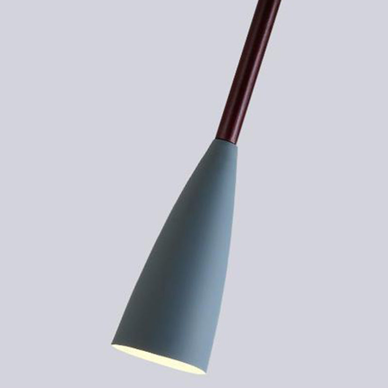Cone Shape Hanging Light Modern Style Metal 1 Light Hanging Lamp for Restaurant