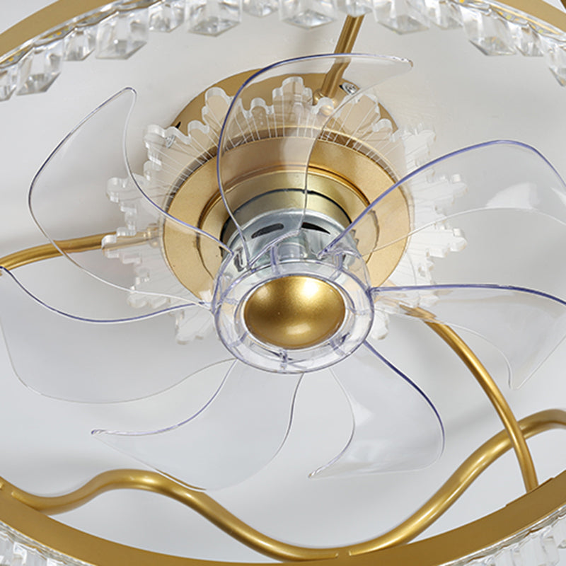 Metal Round Ceiling Pendant Modern Style 2 Lights LED Flush Light for Bedroom