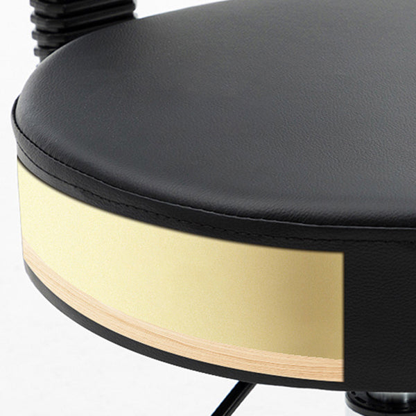Modern Adjustable Rotatable Counter Stool Steel Kitchen Bar Stool with Cushion
