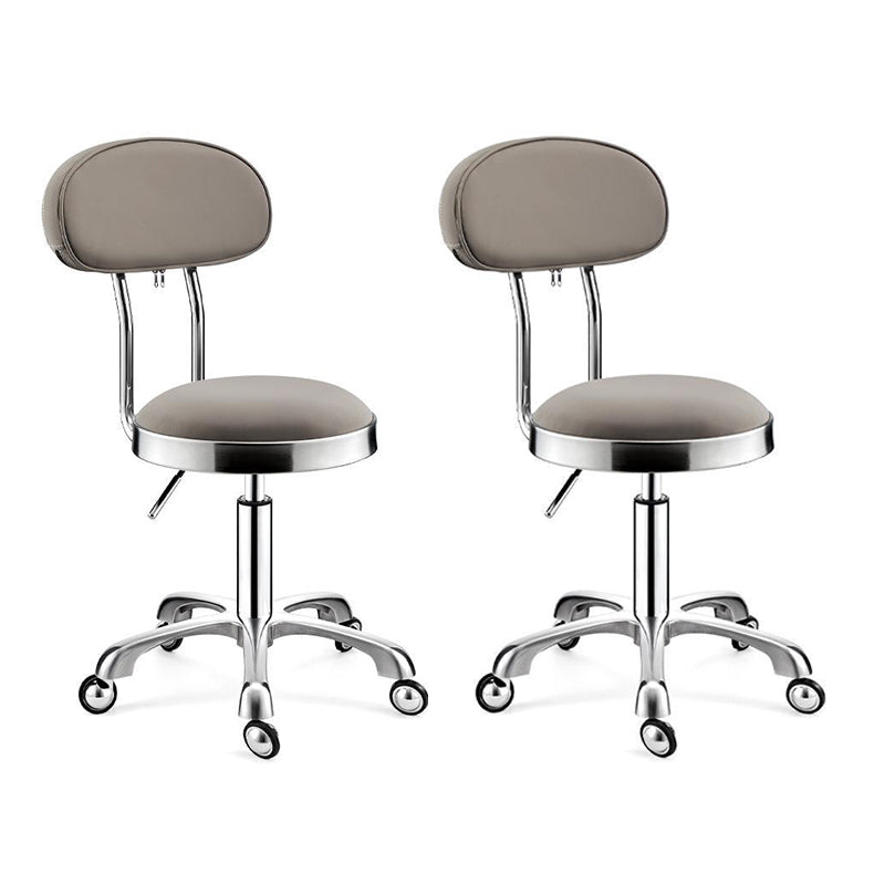 Modern Adjustable Rotatable Counter Stool Steel Kitchen Bar Stool with Cushion