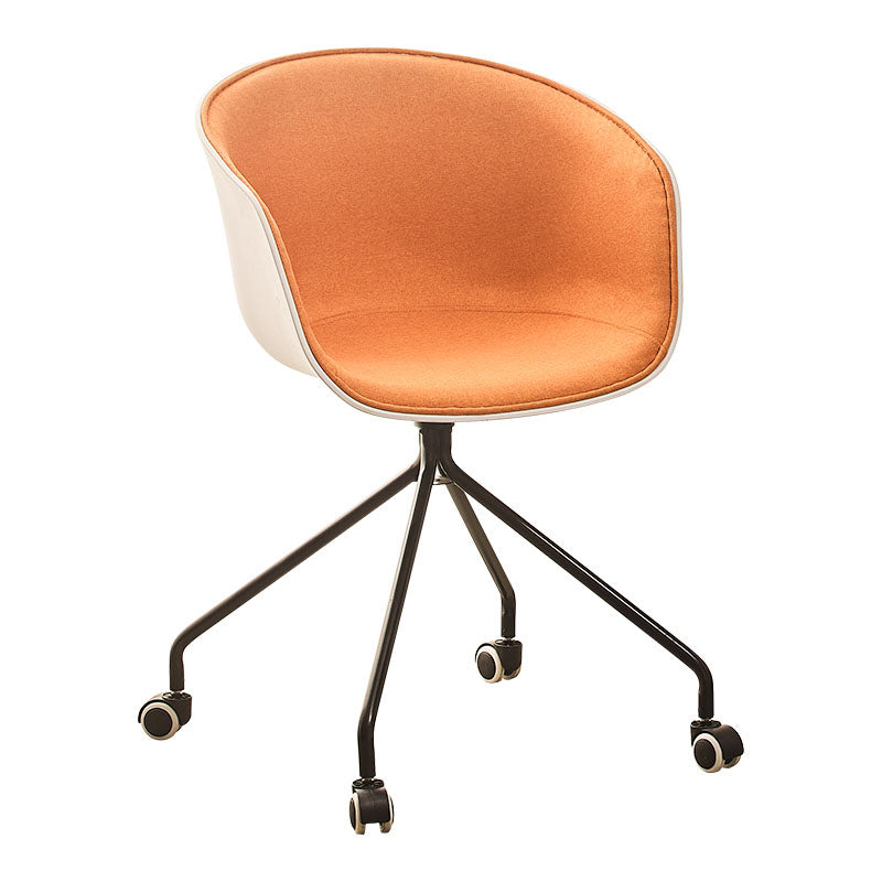 Final mate plástico del sillón trasero sólido del eslabón giratorio moderno que cena la silla