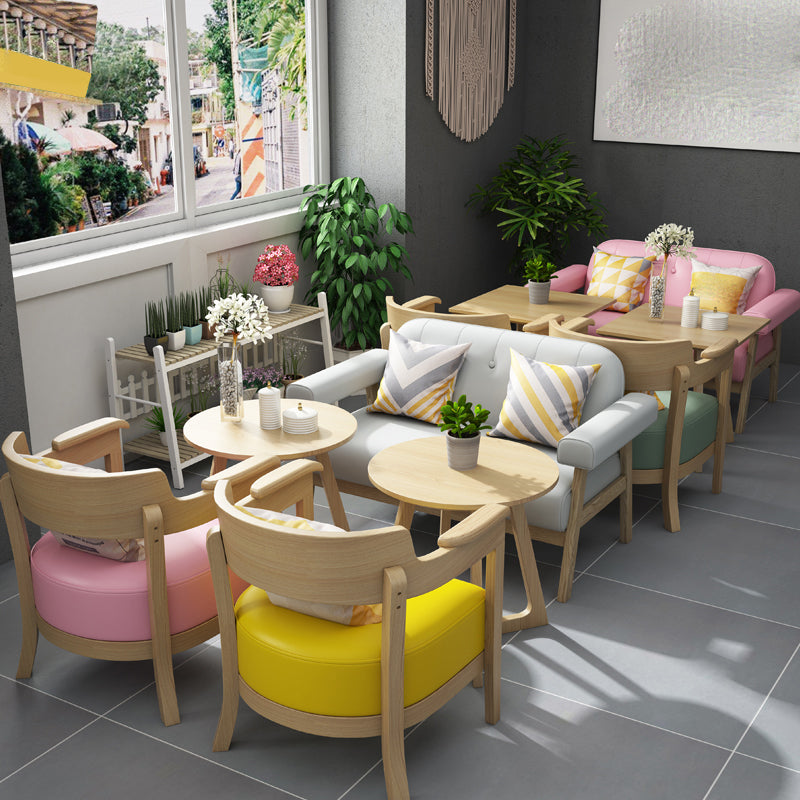Modernes loses Sofa Rücken mit Kissenobergrenze oder Quadratarmsofa für das Restaurant