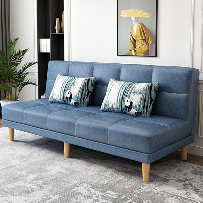 Contemporary Armless Standard Sofa Bed Dual Purpose Sofa for Living Room