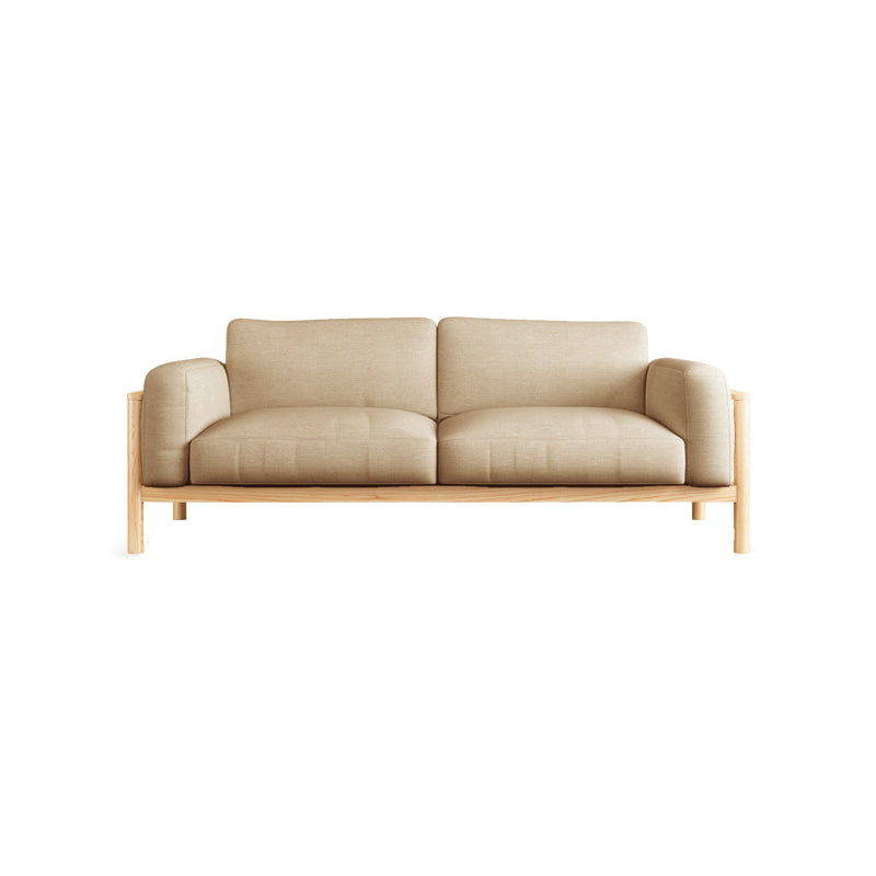 Fabric Loose Back Sofa 32.68" D x 59/66.93/78.74" W x 32.26" H Square Arm Sofa