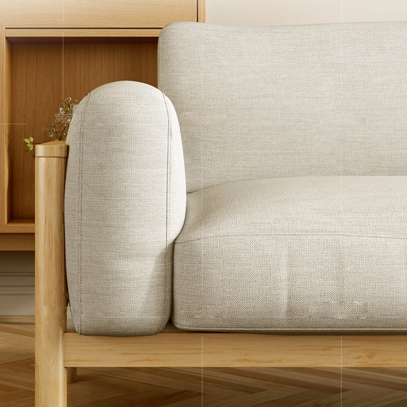 Fabric Loose Back Sofa 32.68" D x 59/66.93/78.74" W x 32.26" H Square Arm Sofa