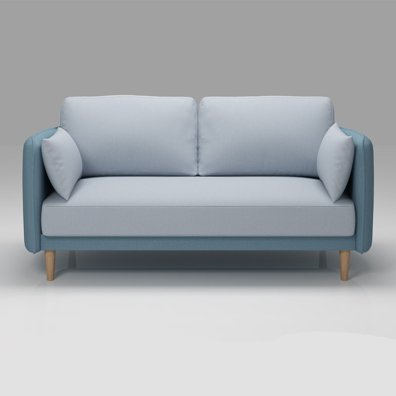 Tuxedo Arm Sofa Scandinavian Fabric Sofa 29.13" D x 31.89" H