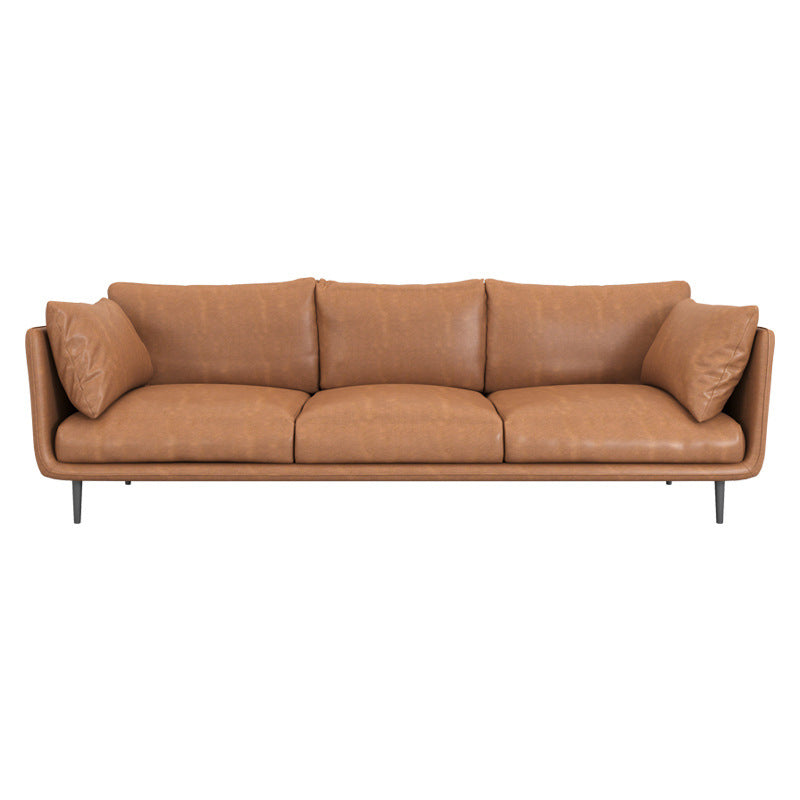 Modernisme Standaard Sofa 3/4-zitplaatsen Tuxedo Arm Sofa voor woonkamer