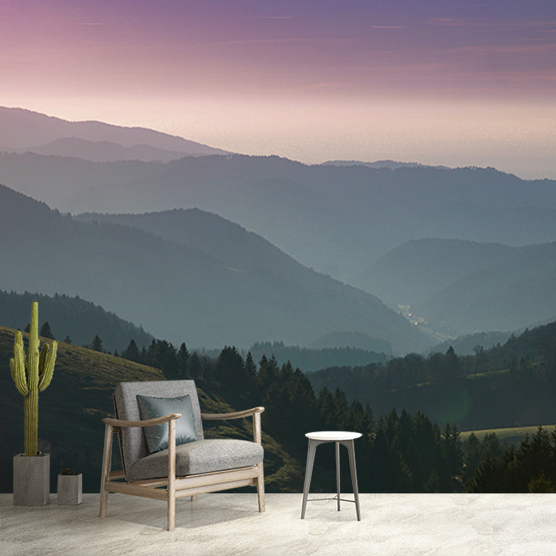 Photography Stain Resistant Wallpaper Forest Living Room Wall Mural