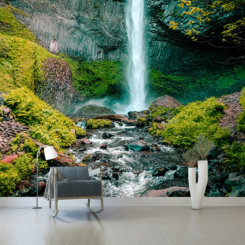 Photography Stain Resistant Wallpaper Forest Living Room Wall Mural