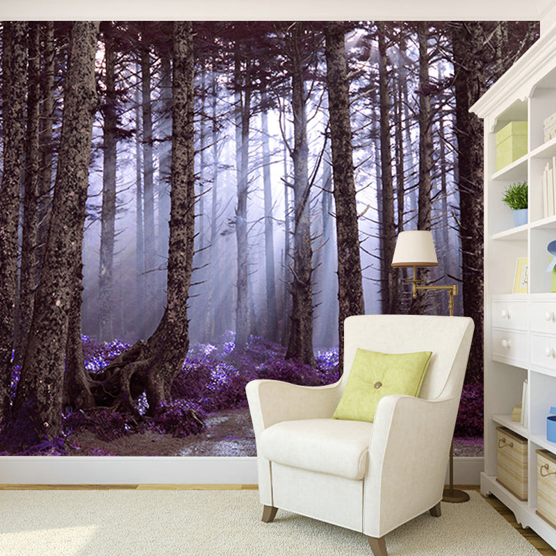 Forest Washable Stain Resistant Wall Mural Wallpaper Sitting Room Wall Mural