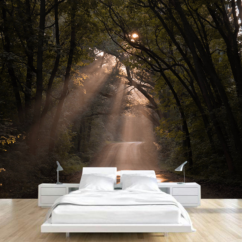 Forest Washable Stain Resistant Wall Mural Wallpaper Sitting Room Wall Mural