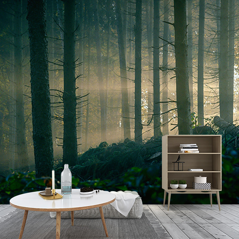 Wallpaper Forest Mildew Resistant Mural Photography Sleeping Room Wall Mural