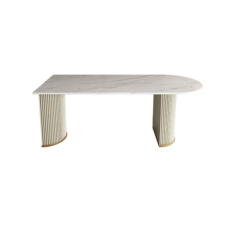 1/2/5 Pieces Dining Room Table Rectangular Sintered Stone Top Dining Chairs Set