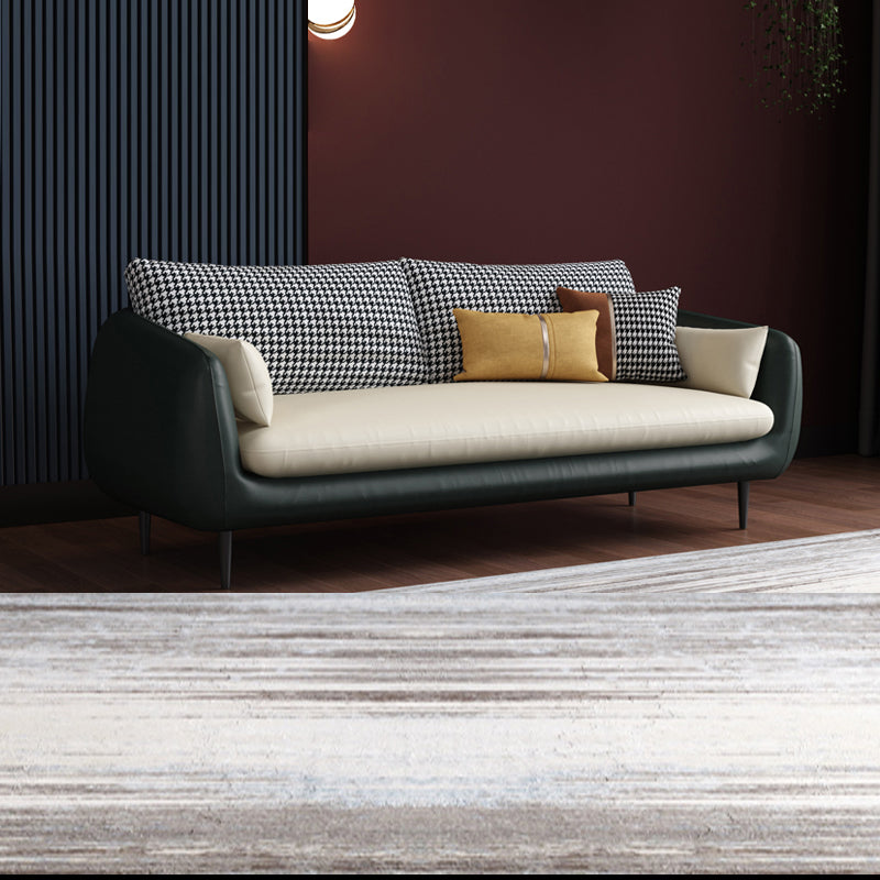 80.00 "H Schwarze Technologie -Stoffschwamm Kissen moderne Quadratarmsofa