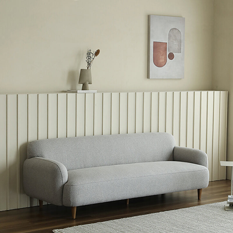 Scandinavian Recessed Arm Standard Tight Back for Living Room
