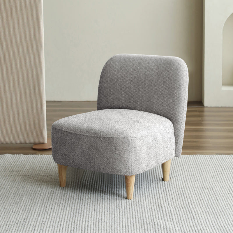 Scandinavian Recessed Arm Standard Tight Back for Living Room