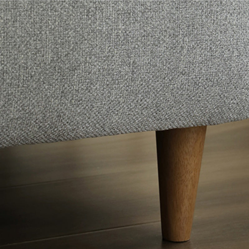 Scandinavian Recessed Arm Standard Tight Back for Living Room