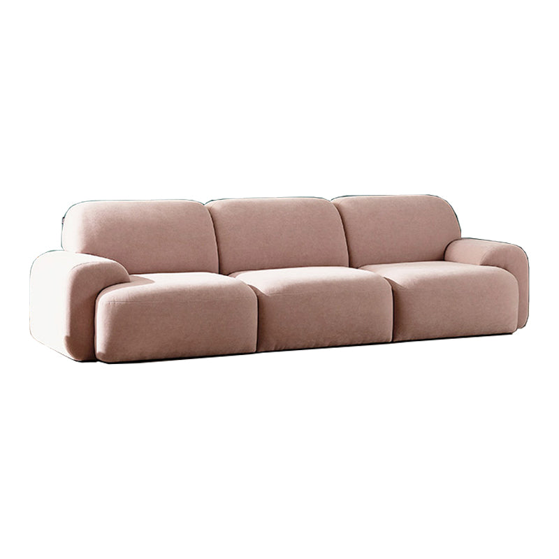 Standard Cushions Velvet Sofa 37.4"W with Recessed Arm for Living Room