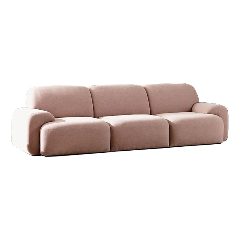 Standard Cushions Velvet Sofa 37.4"W with Recessed Arm for Living Room