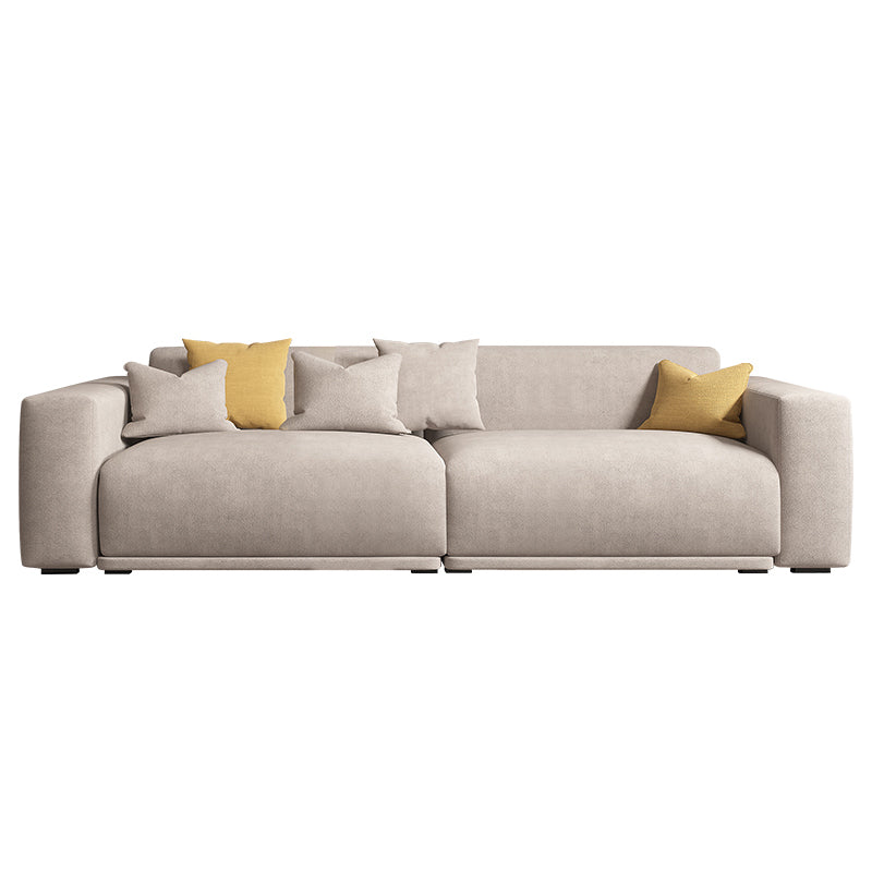 30" High Square Arm Modern Standard Sofa with Tight Back for Living Room, Apartment