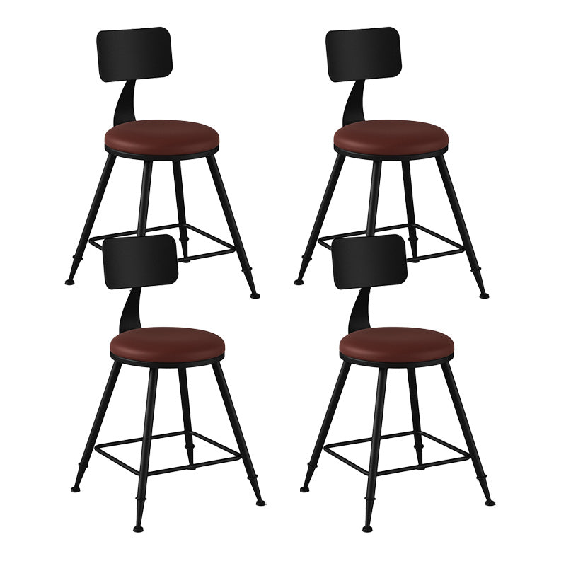 Industrial Style Bar-stool Metal Legs Counter Stool for Kitchen Bar