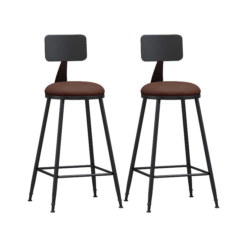 Industrial Style Bar-stool Metal Legs Counter Stool for Kitchen Bar