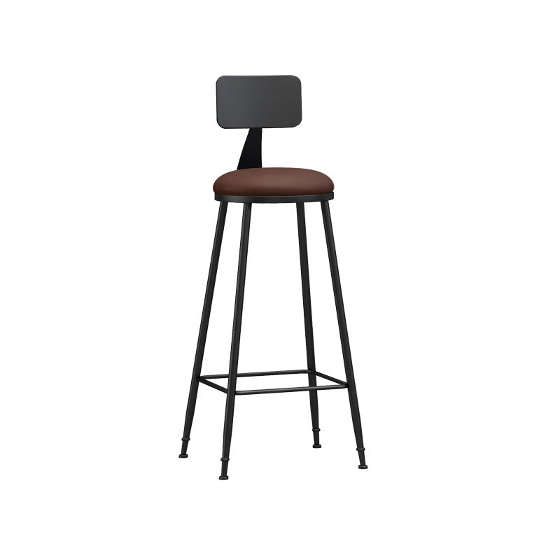 Industrial Style Bar-stool Metal Legs Counter Stool for Kitchen Bar