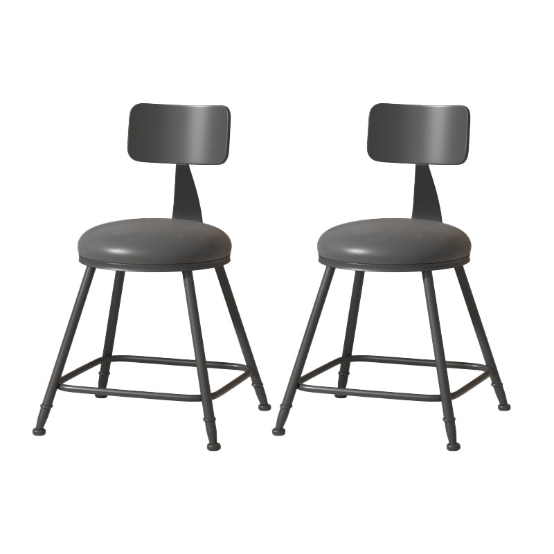 Industrial Style Bar-stool Metal Legs Counter Stool for Kitchen Bar